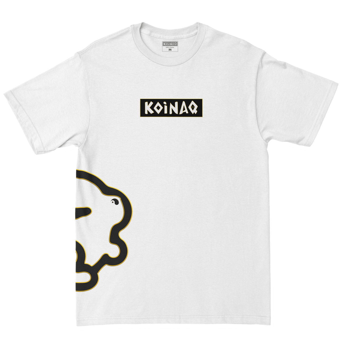 KOINAQ Box Logo Tee - White