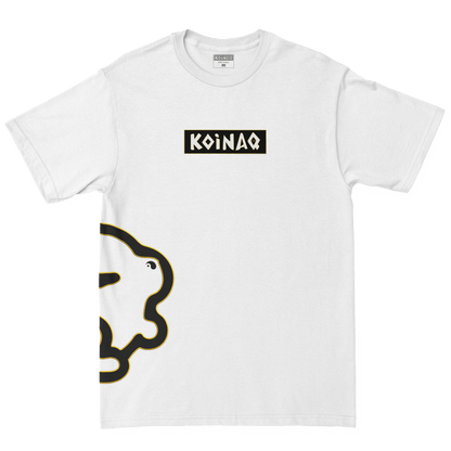 KOINAQ Box Logo Tee - White