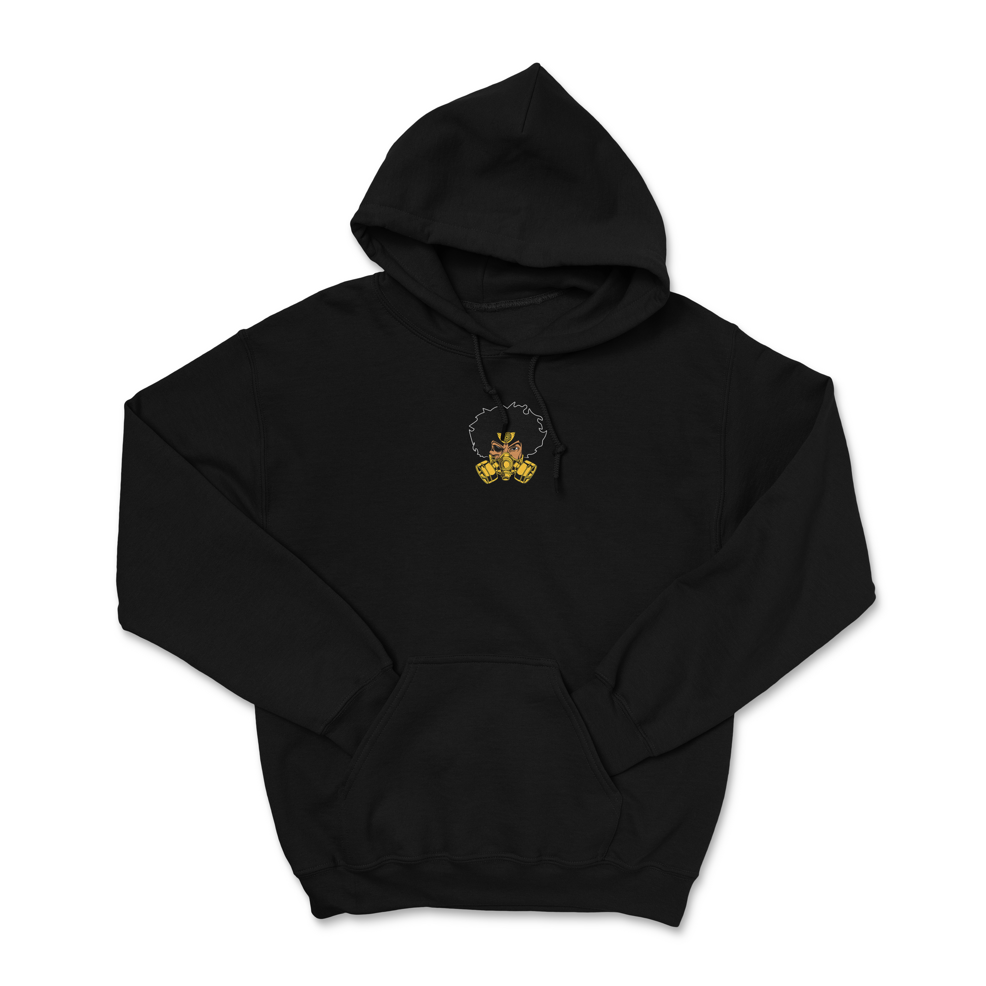 BLACK SAMURAI HOODIE FRONT